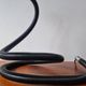 Large Black Adjustable Iconic Table Lamp Hebi, Isao Hosoe, Valenti Luce, 1970s
