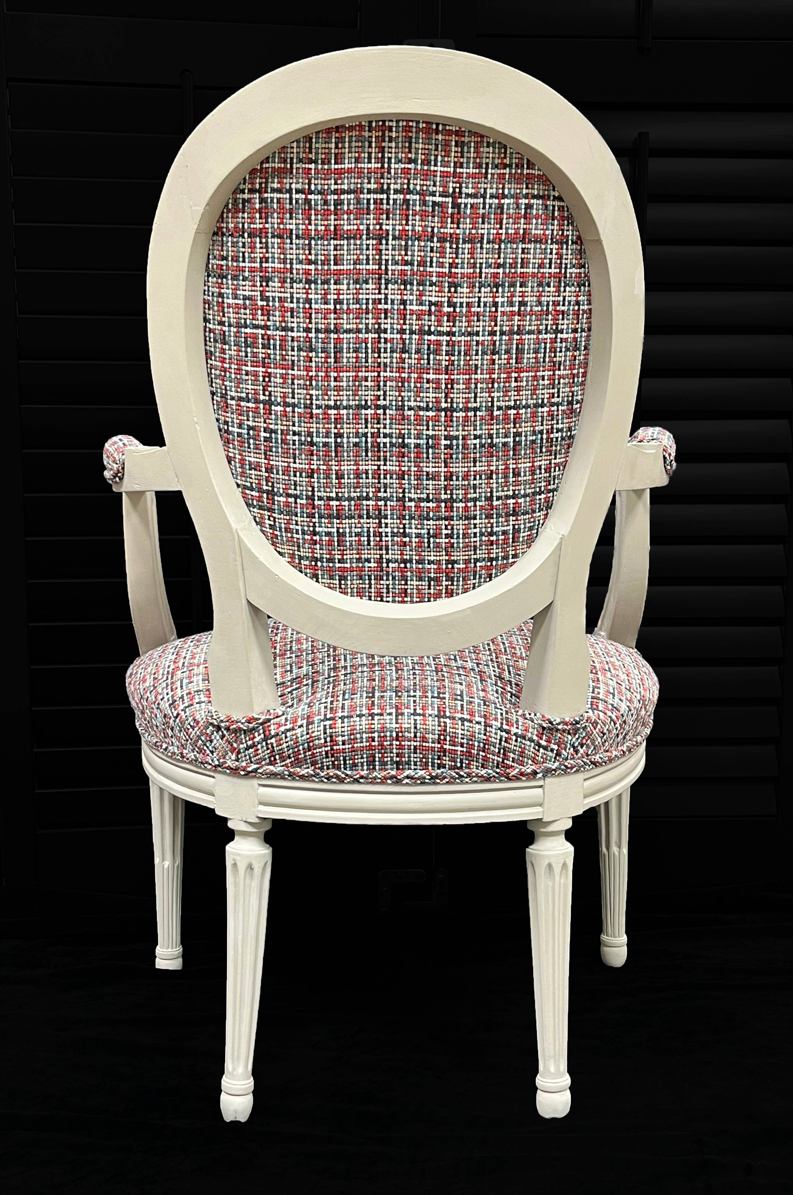 Pair of LOUIS XVI style armchairs completely restored