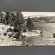 Lot de 3 photos anciennes Bernard Darot Lac Ile Sapins XXe