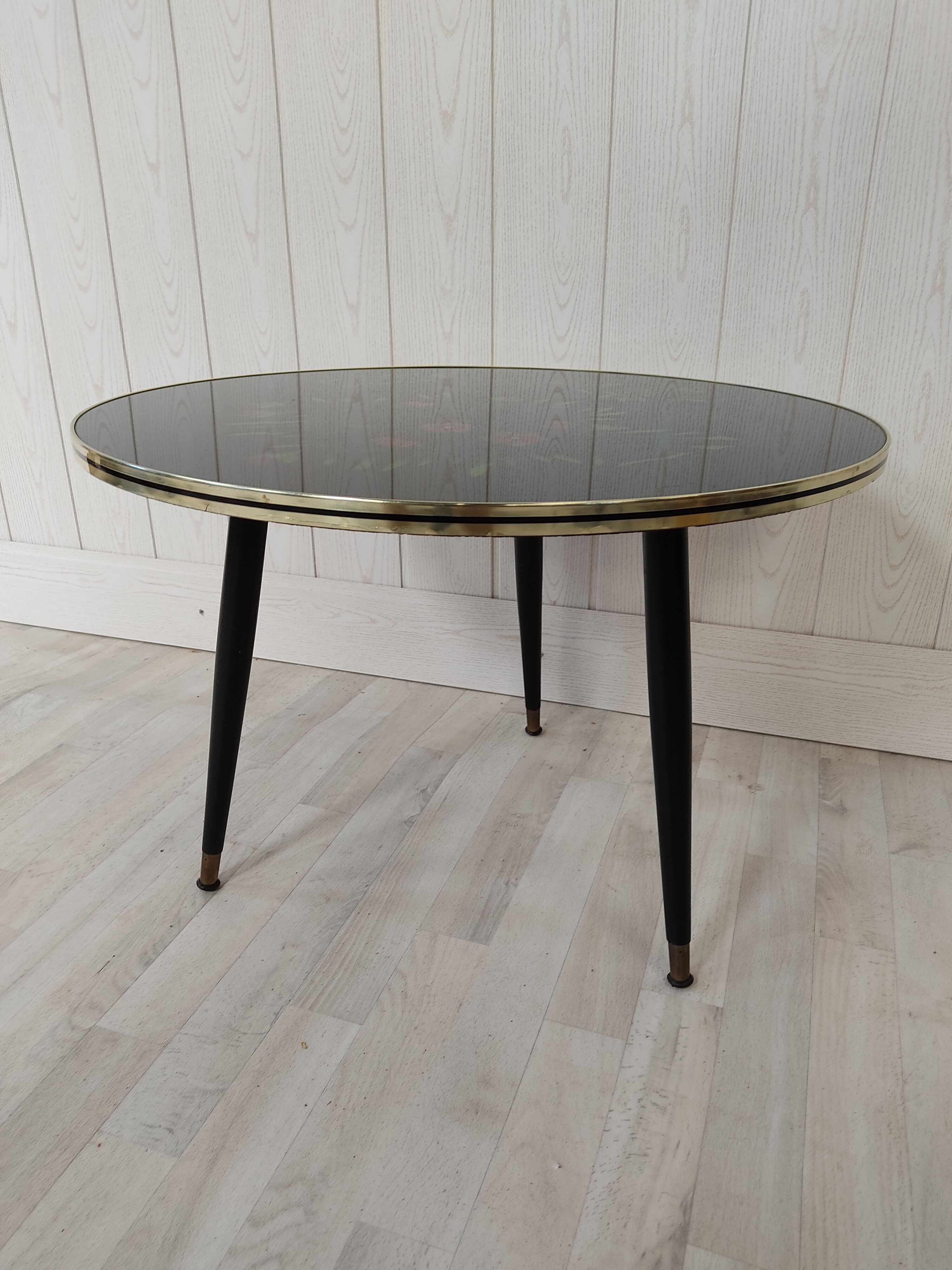 Vintage rattan shelf