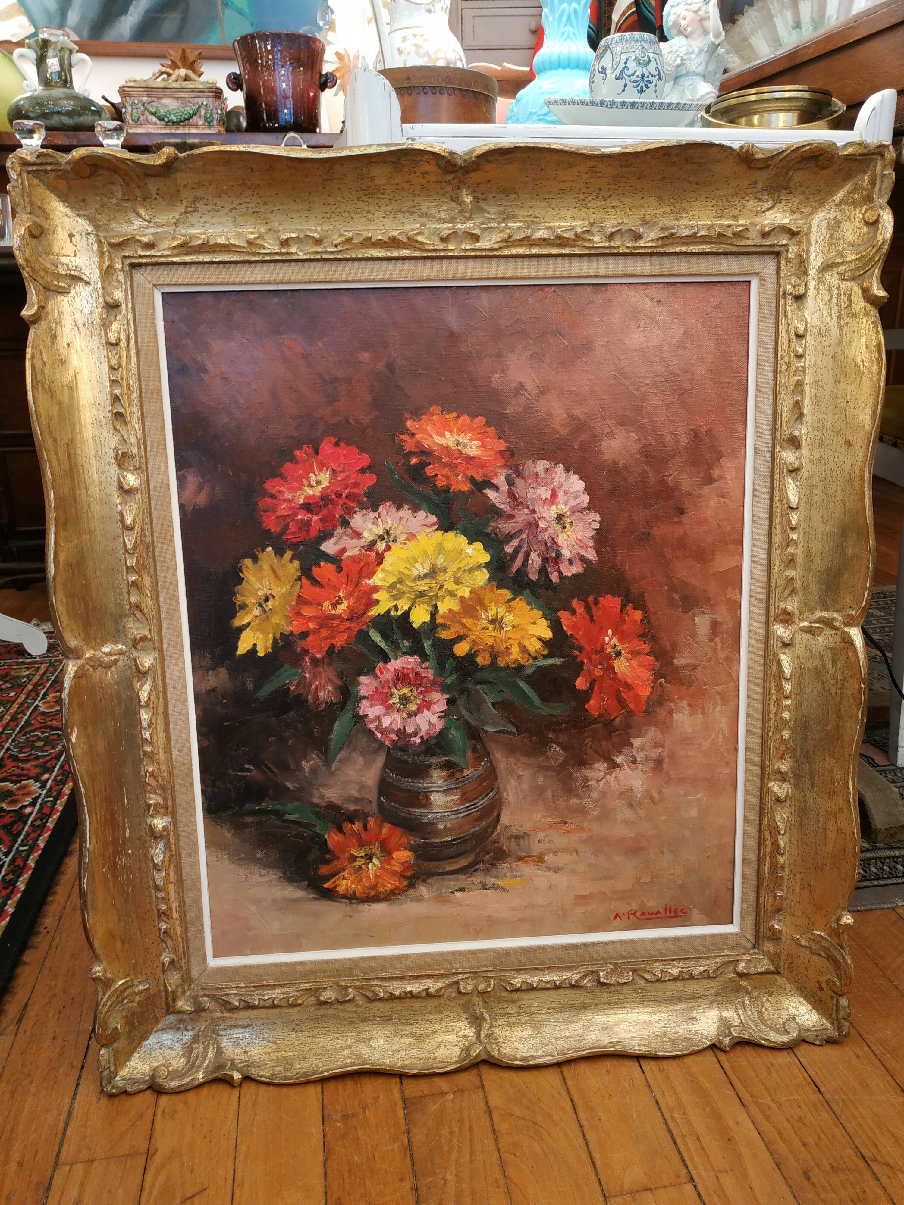 Peinture bouquet de fleurs