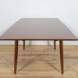 Table à manger en chêne extensible danois du milieu du siècle, années 1960