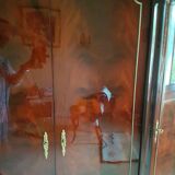 Armoire 4 portes acajou