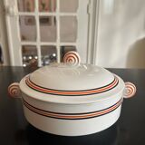 2 modernist covered dishes