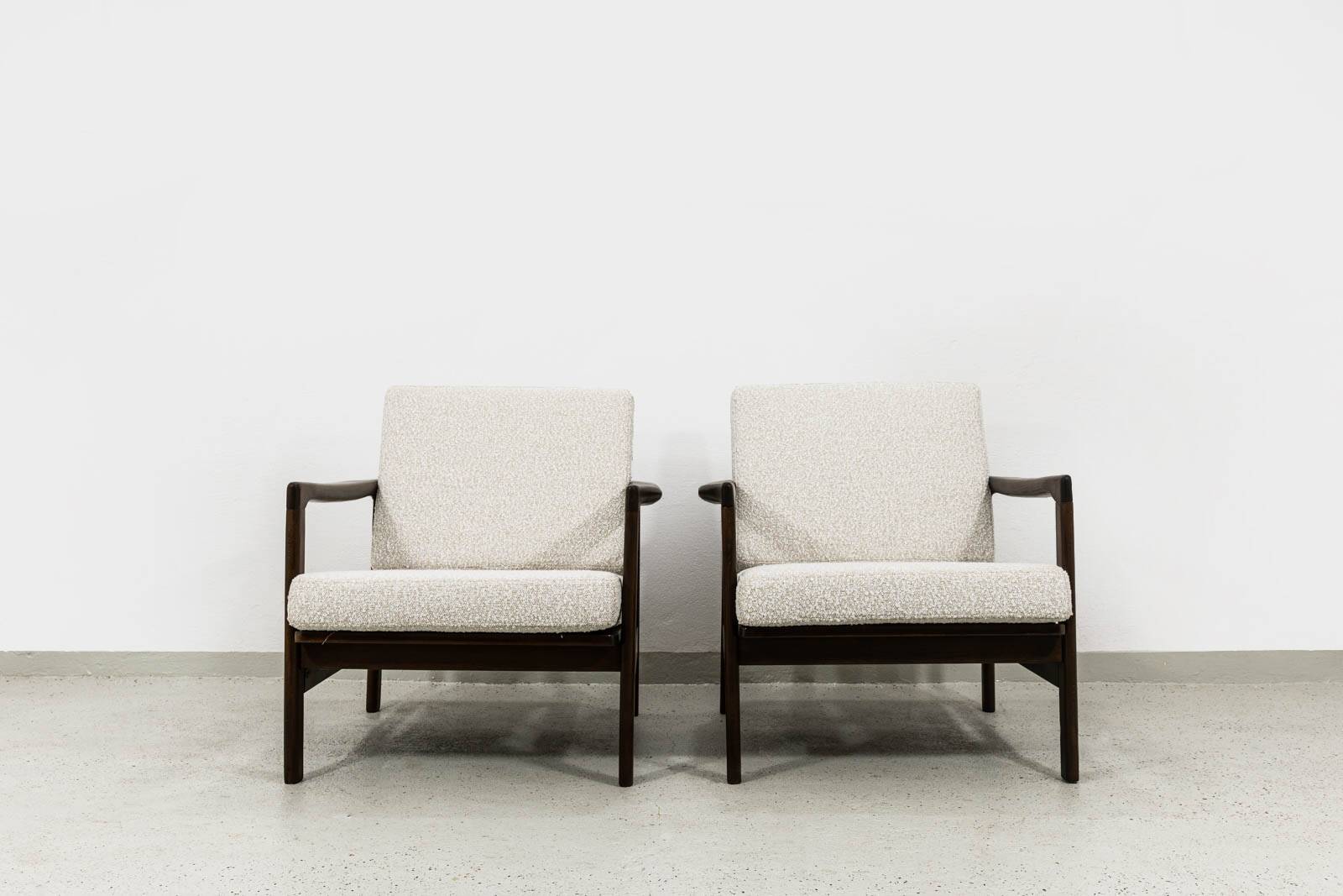 Fauteuils Mid-Century par Zenon Bączyk, années 1960, ensemble de 2