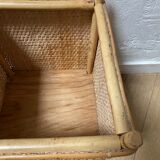 Bamboo wicker pot cover