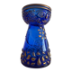 Vase anthropomorphe Hyacinth en verre bleu cobalt et doré