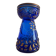 Vase anthropomorphe Hyacinth en verre bleu cobalt et doré