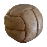 Ballon de foot en cuir vintage