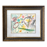Abstract watercolor frame