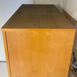 Vintage wardrobe with compass feet