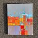 Vintage oil painting on canvas signed Michel 1987