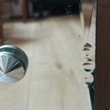 Vintage beveled octagonal mirror