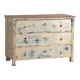 Antique chest of drawers with blue patina (c.1920) #17