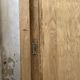 Large row of solid oak loom sliding doors