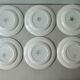 6 flat plates Digoin Sarreguemines France, décor Europe, years 30-40