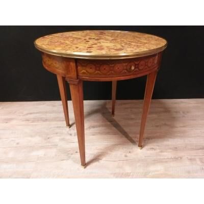 Louis XVI-style round side table