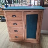 Small antique chest of drawers in fir