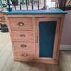 Small antique chest of drawers in fir