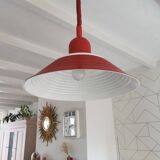 Vintage metal pendant light Hala, '80s