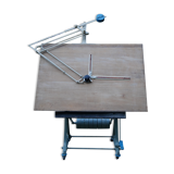 Vintage ISIS Schmidt & Haensch Architect's Drafting Table, 1950s - 1960s