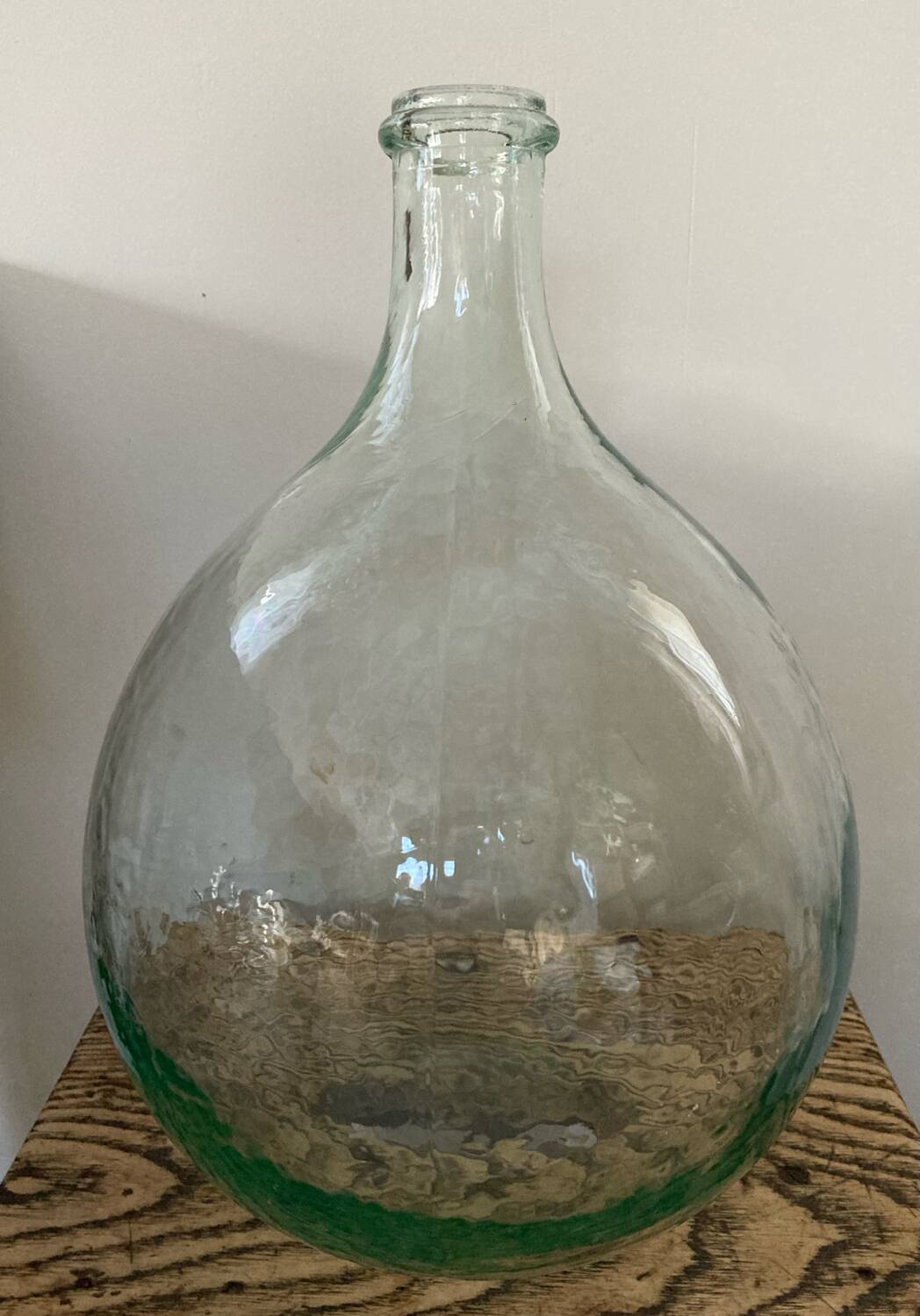 Transparent 5L demijohn