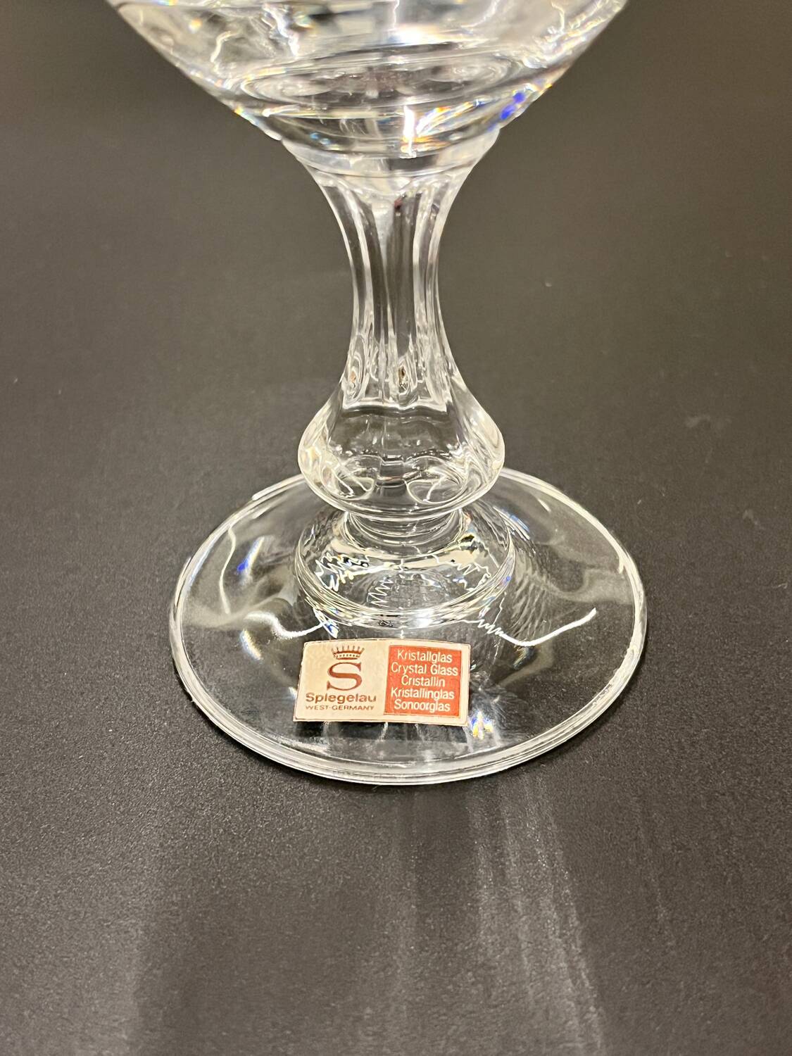 6 verres cristal Speigelau