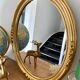 Golden mirror 47x37cm