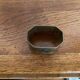 Antique Brass Napkin Ring + Vintage Marine Anchor #B668