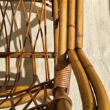 Audoux-Minnet rattan armchair 1950