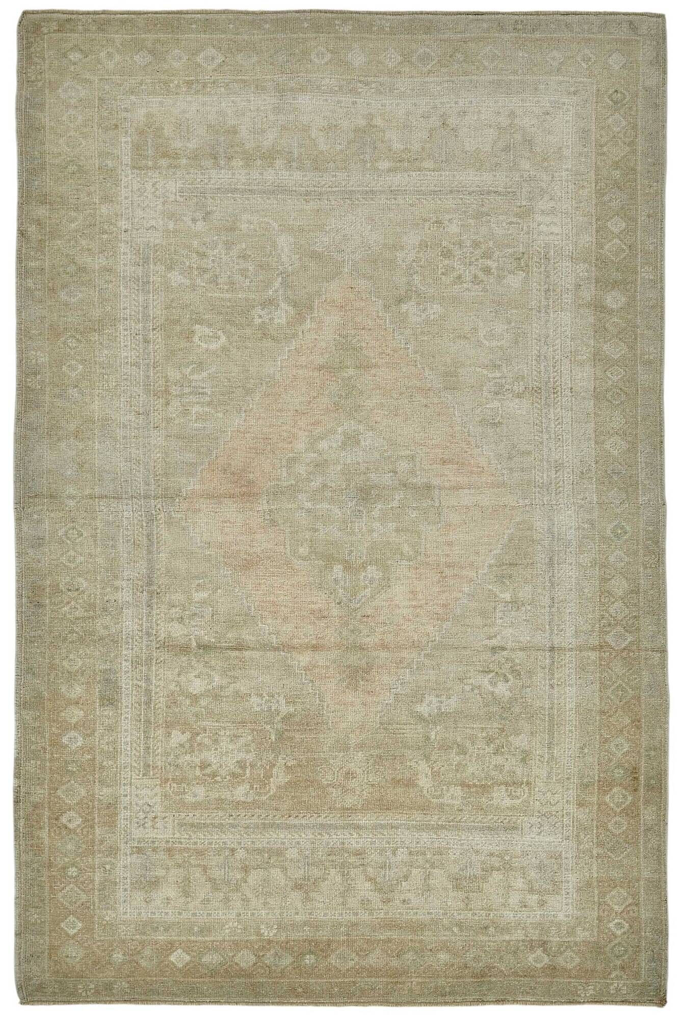 Turkish Vintage Anatolian Rug 154 cm x 236 cm