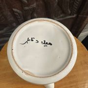 Handcrafted ceramic pitcher from Fes.