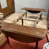 Louis Philippe period 6-legged extending mahogany table