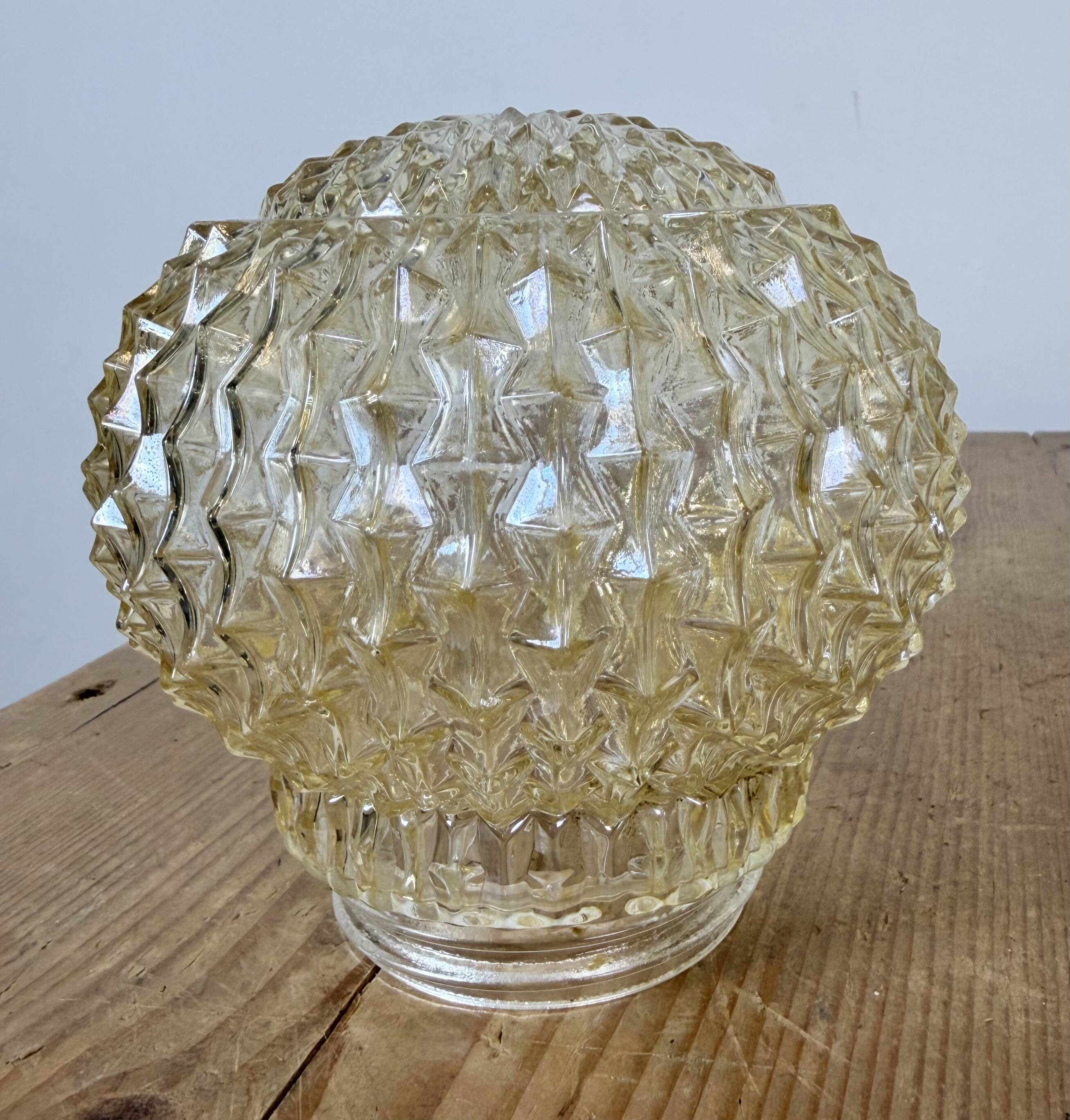 Vintage White Porcelain Ceiling Light, 1970s