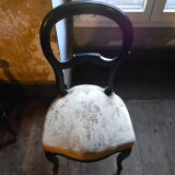 Bench and chairs style Napoleon III