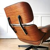 Rosewood lounge chair ensemble, Charles and Ray Eames, 1970