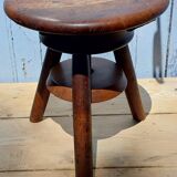 Wooden screw stool