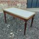 Table basse ancienne style louis xvi avec plateau marbre