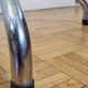 Vintage chrome metal coat rack, 1970s