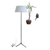 Tripod floor lamp 50s lampshade wool buckle