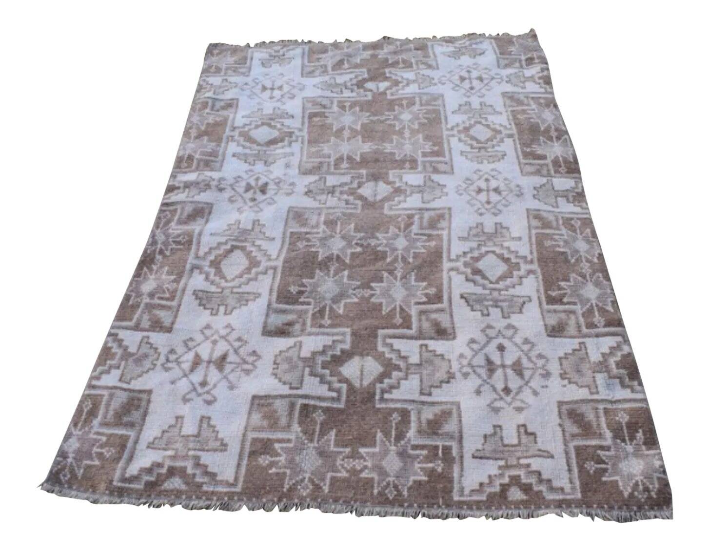 Vintage Turkish Oushak rug 113x192 cm