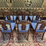 Set of 6 English chairs - Victorian