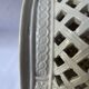Reticulated pot cover in Italian porcelain