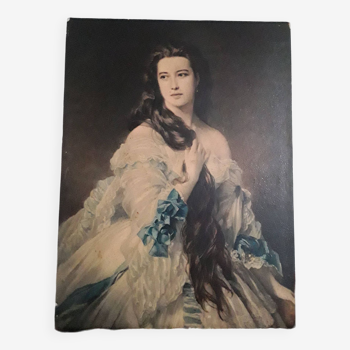 Old reproduction painting by Winterhalter