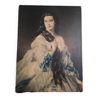 Old reproduction painting by Winterhalter