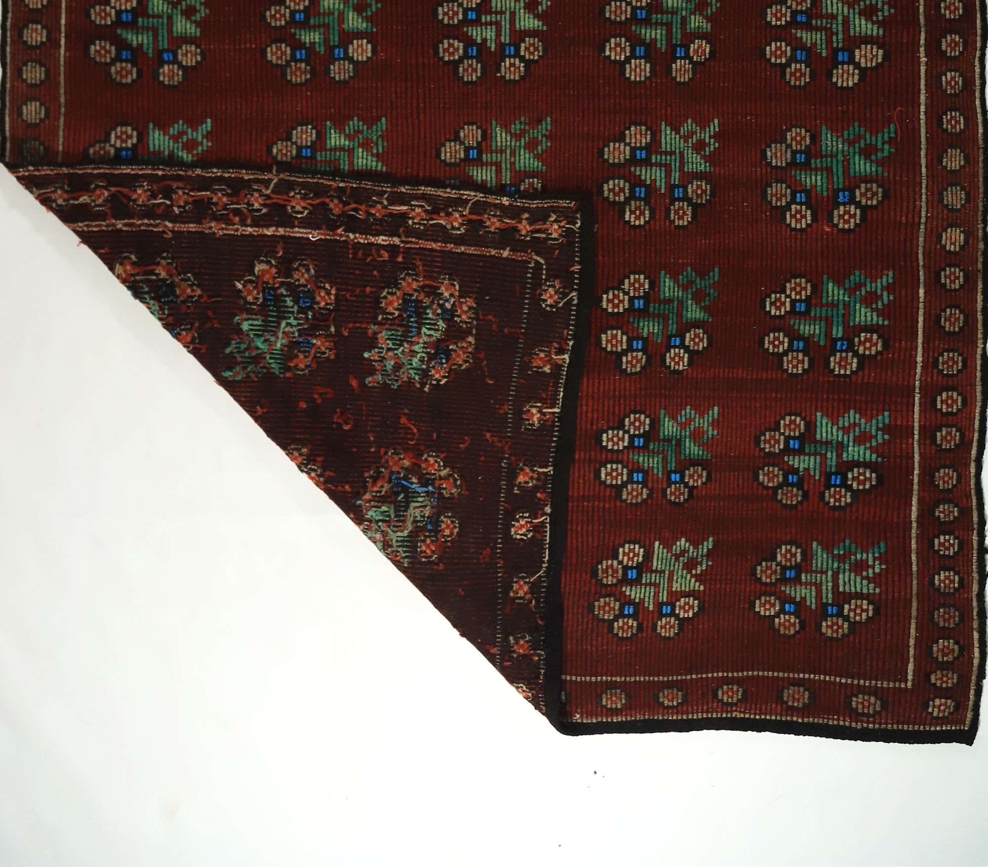 Anatolian handmade kilim rug 321 cm x 204 cm