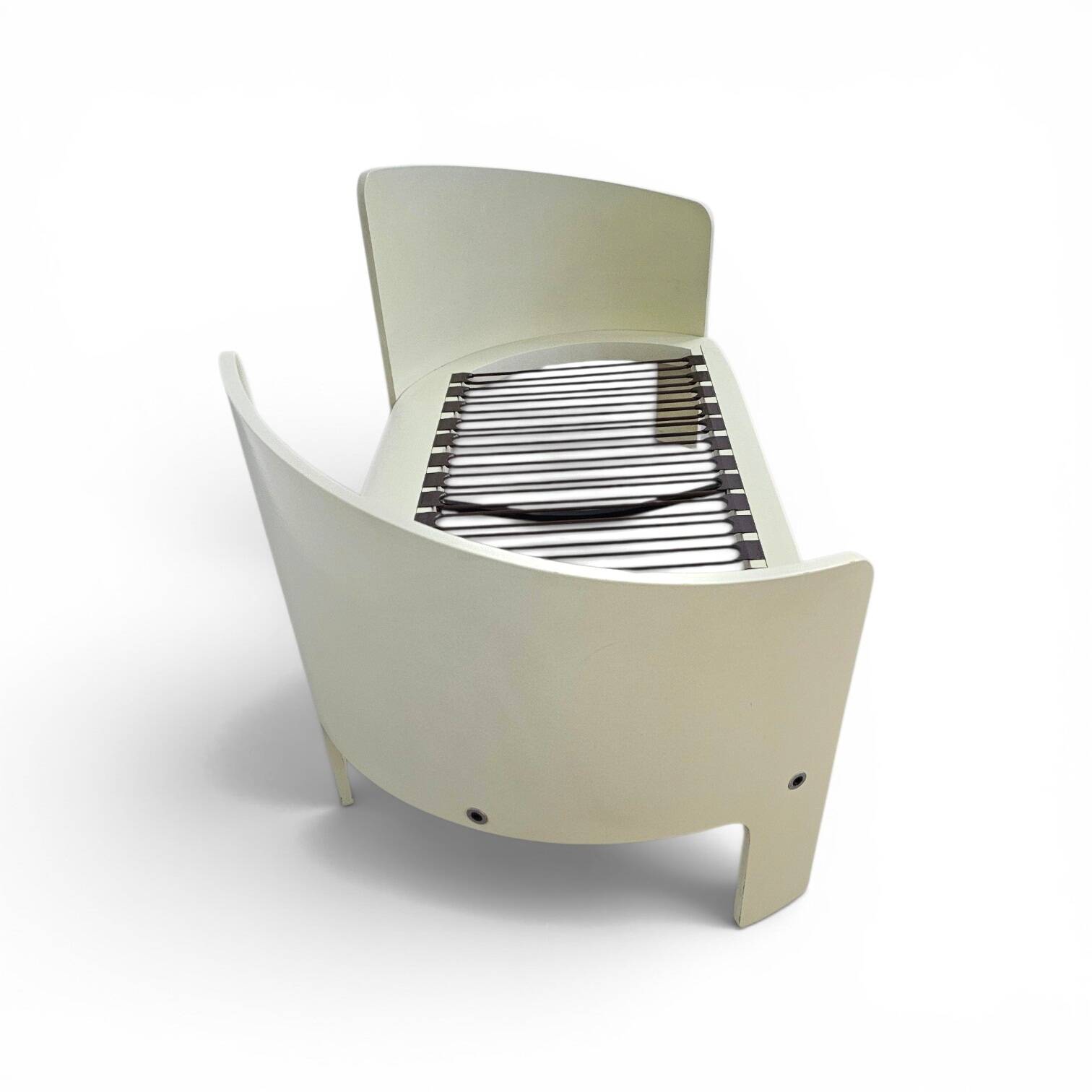 Bz49 sofa by Hans Ell for 't Spectrum / 1970 / dark brown leather