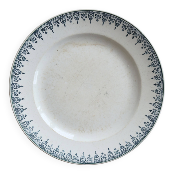 Plat de service rond terre de fer Saint Amandinoise Saint Amand 4500