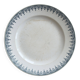 Round serving dish, Saint Amandinoise ironstone, Saint Amand 4500