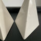 Pair of vintage ceramic bookends 70s